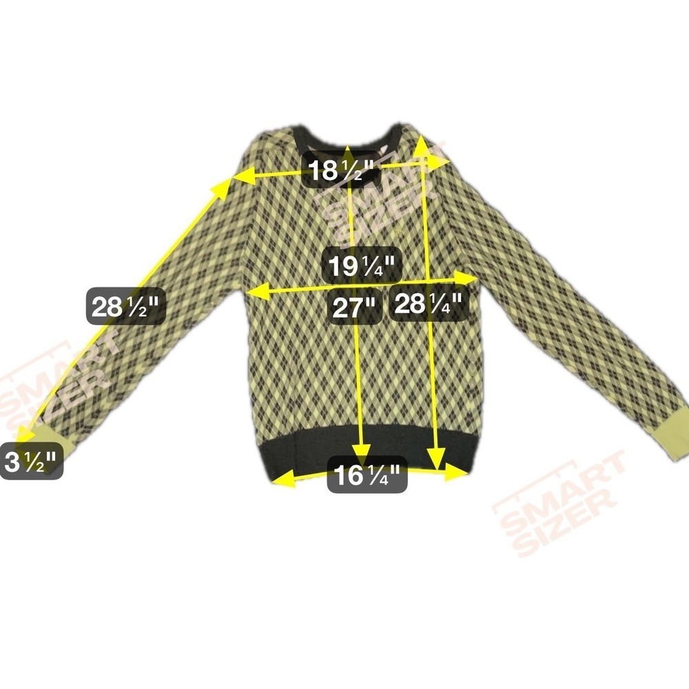 Original Penguin Men Medium Argyle Pattern V-Neck… - image 8
